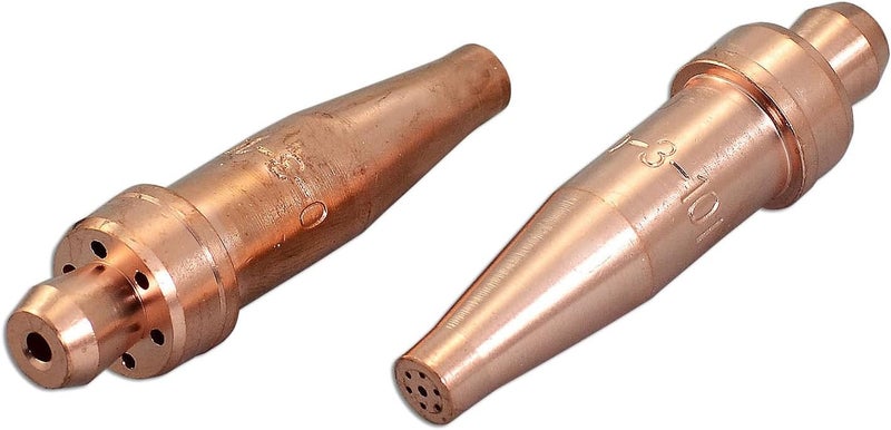 RIVERWELD Acetylene Cutting Tips 3-101 Size 0 & 0-3-101 for Victor Style Oxygen Oxy Oxyfuel Cutter Torch Pack of 2 - Image 1